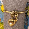 braccialeduecuori_2-2 Bracciale Rigido Oro con Cuori