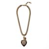 collana_cuore_catenaserpente_intera-1 Teodora Collana con Cuori Pendenti