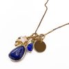 collana_lunga_lapis_dettaglio-1 Disa Collana Lunga con Pendente in Lapislazzuli