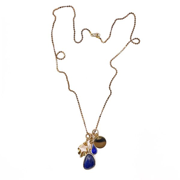 collana_lunga_lapis_intera-1 Disa Collana Lunga con Pendente in Lapislazzuli