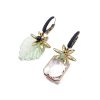orecchini_fogliavetro_cristallo_527f8999-9ed0-445e-a14e-06392d689a8e-1 Frutti di Bosco Orecchini con Pendente Foglia e Cristallo